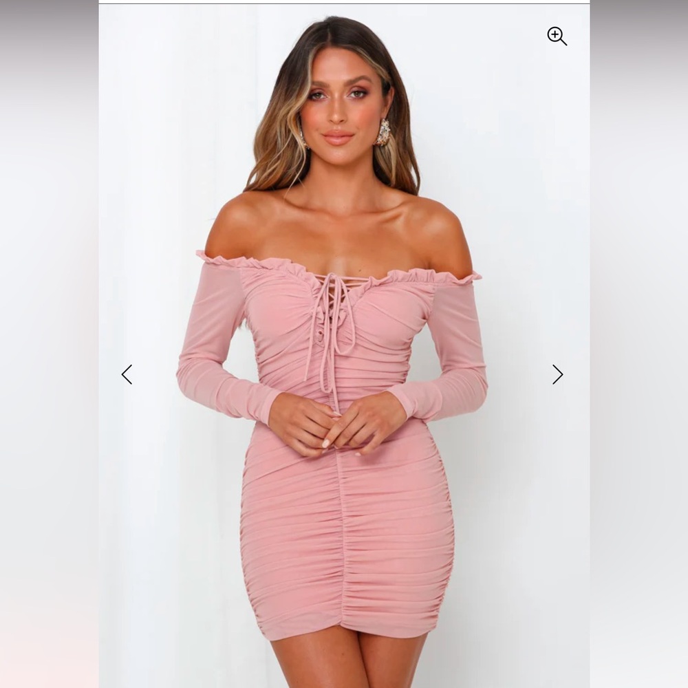 HELLO MOLLY Can I Get A Witness Mini Dress Small